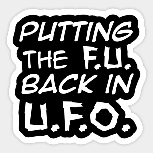 UFO Sticker